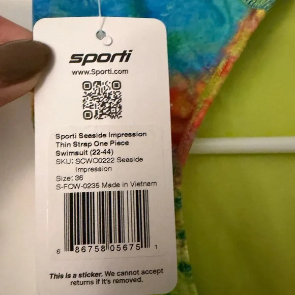 Monet / Impressionist Women's One-Piece Swimsuit - Picture 5 of 7